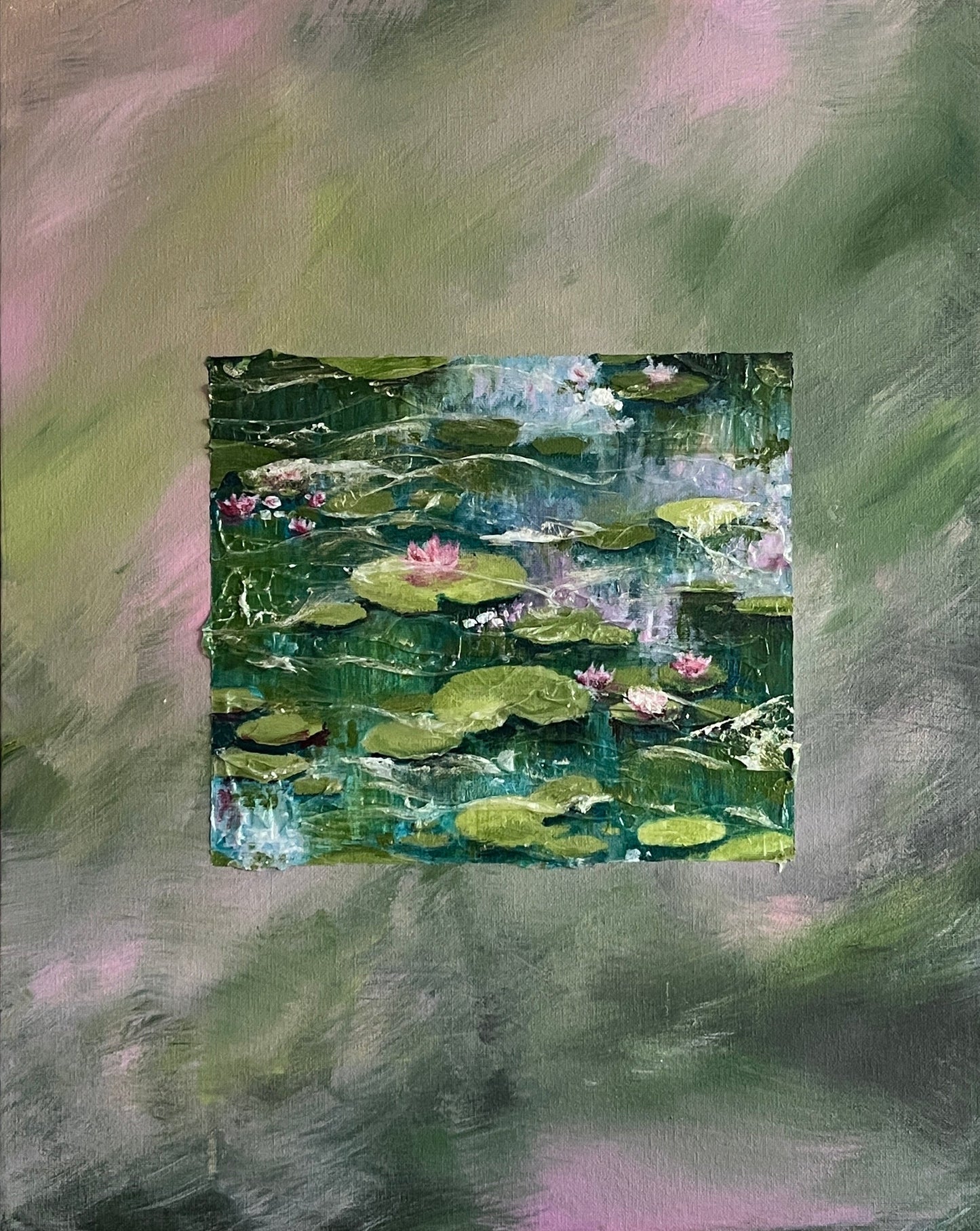 ‘Underwater Lilies Ii’ Art Print